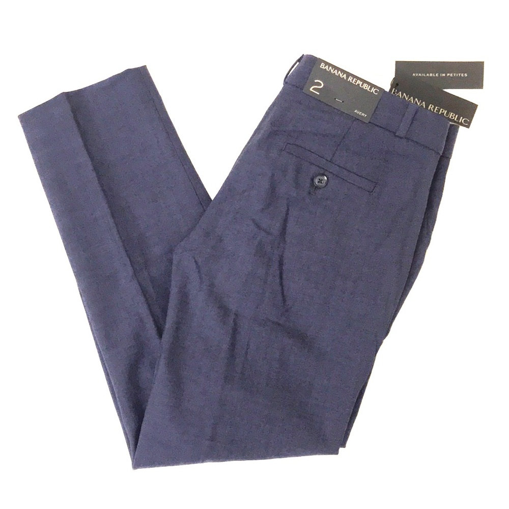Banana Republic ankle navy Avery pant new 2